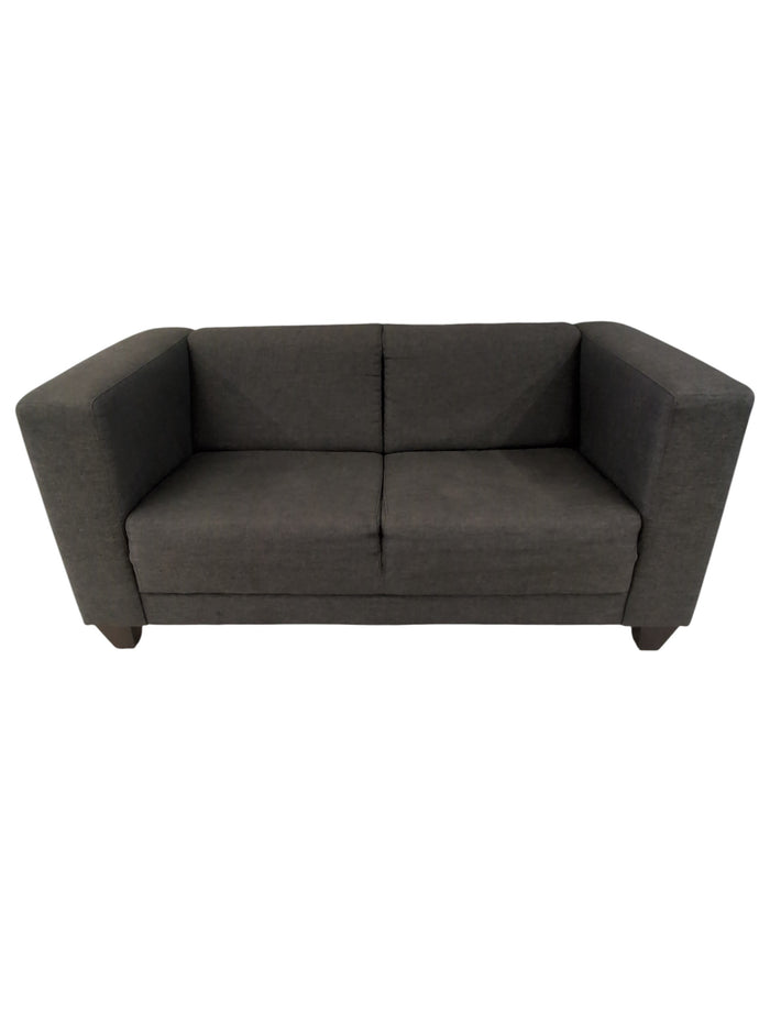 EQ3 Dark Grey Loveseat