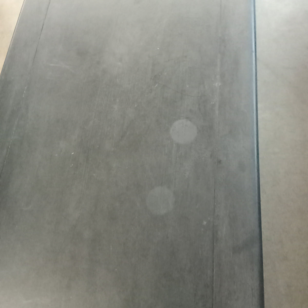 48"W Slate Gray Wooden Coffee Table