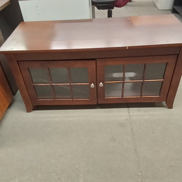 48"W Wooden TV Stand with Lower Cupboards