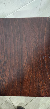 Mahogany Timber Saddle Bar Stool
