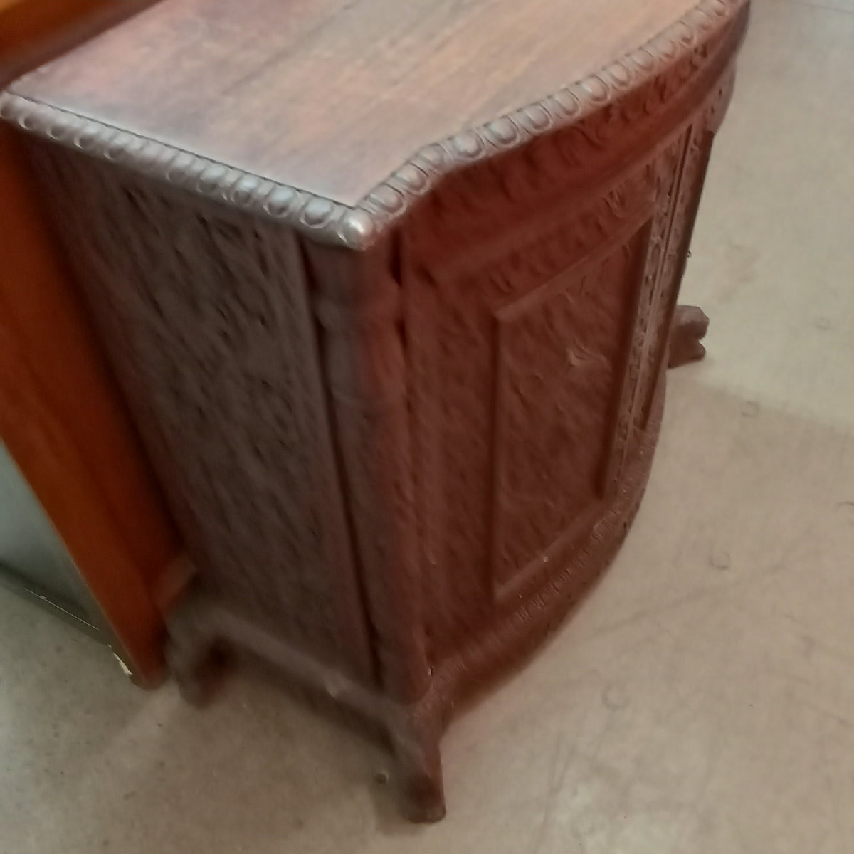 36"W Solid Wood Vintage Cabinet