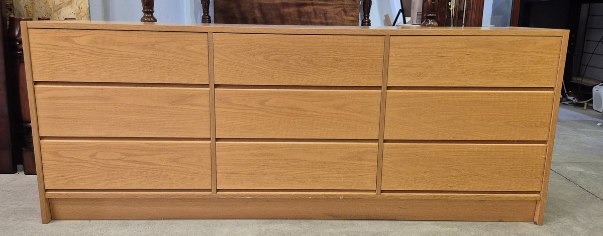 MCM Danish 9-Drawer Dresser