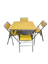 Samsonite Vintage Folding Card Table with 4 chairs