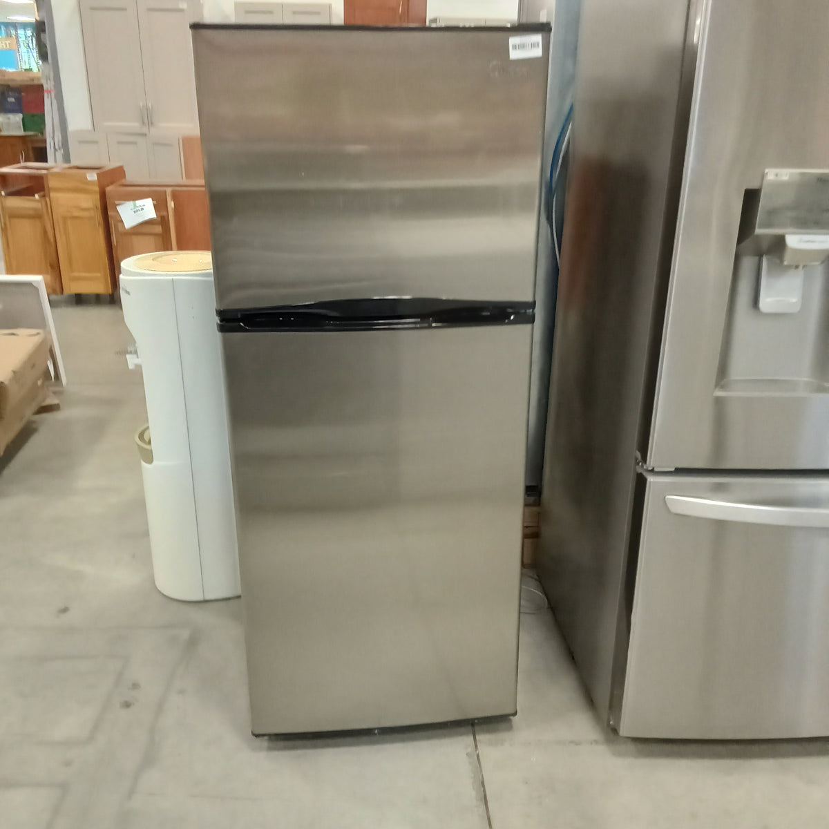 24"W Fridge/Freezer in Stainless Steel