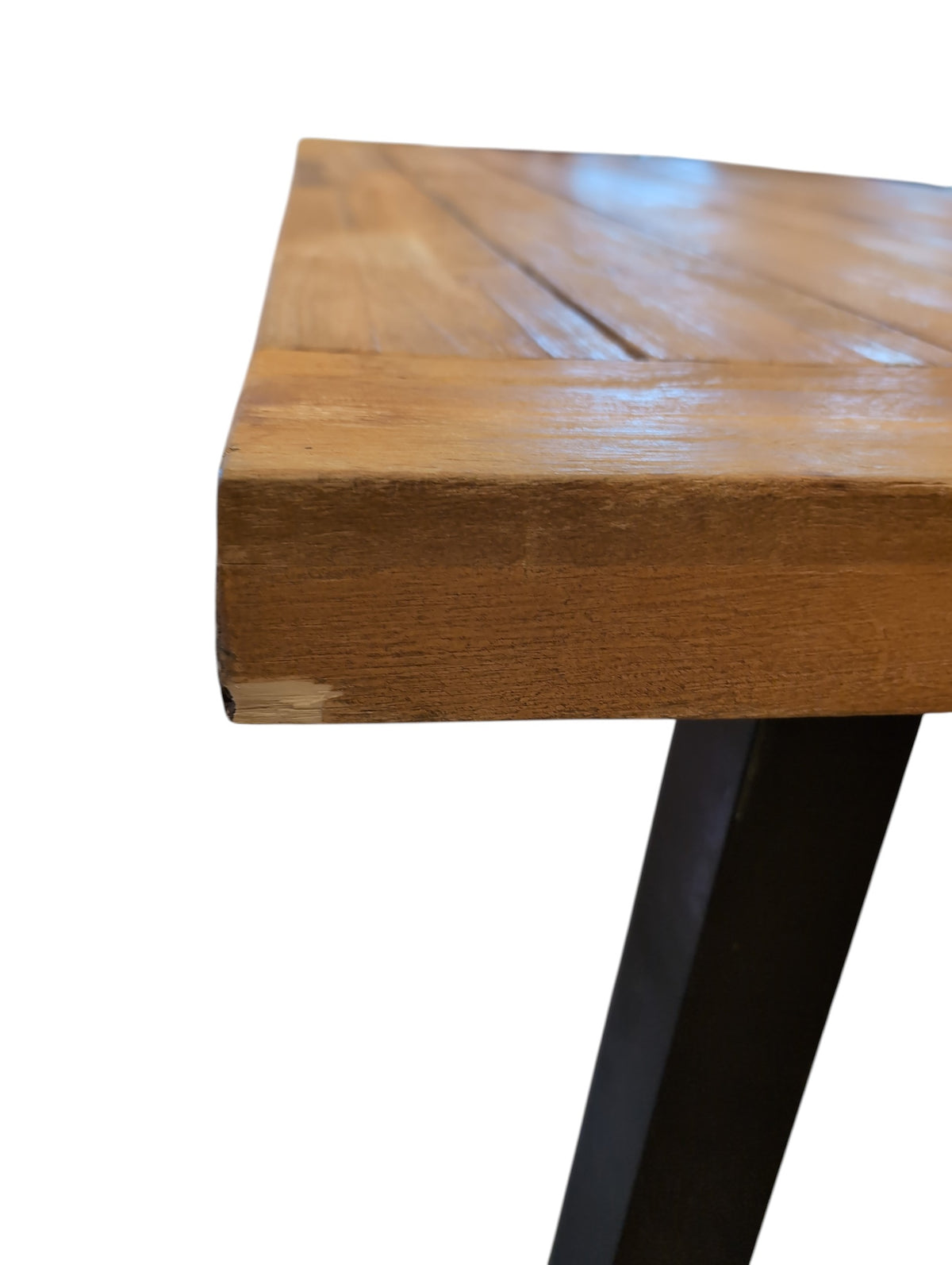 Wood & Metal Dining Table