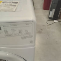 27"W Front Load Washing Machine in While