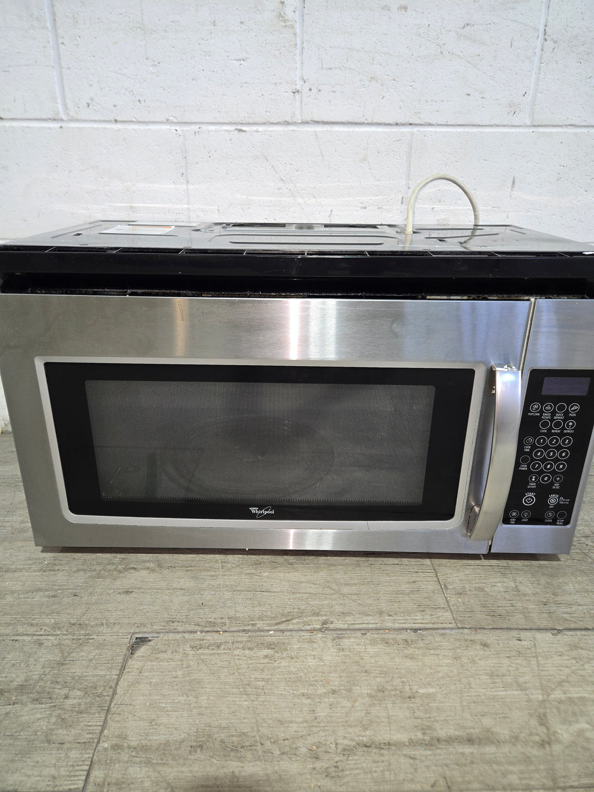 Stainless Steel  Over-The-Range Microwave Oven