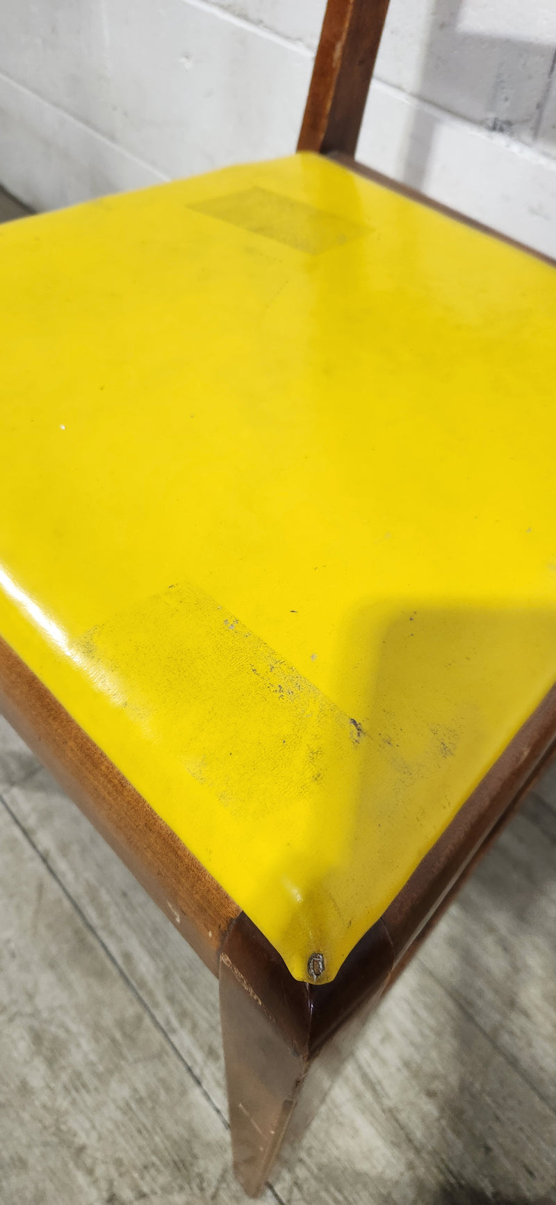 Mid-Century Modern Yellow Chair