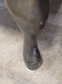 Striped Wingback Chair