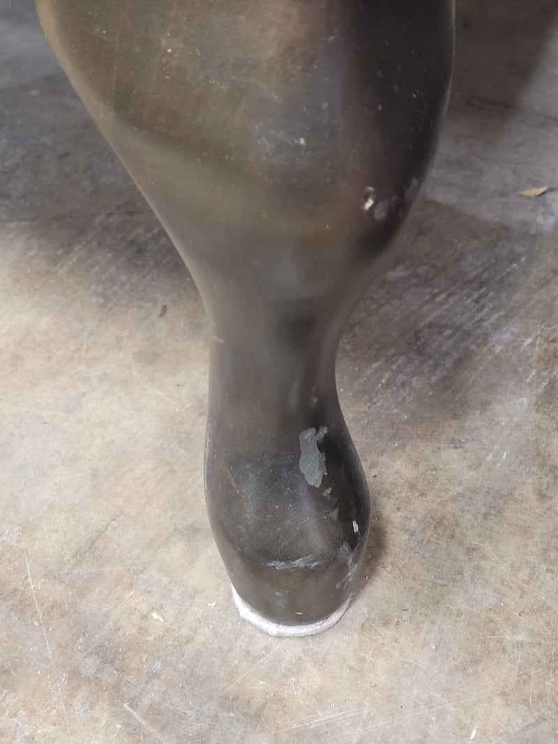 Striped Wingback Chair