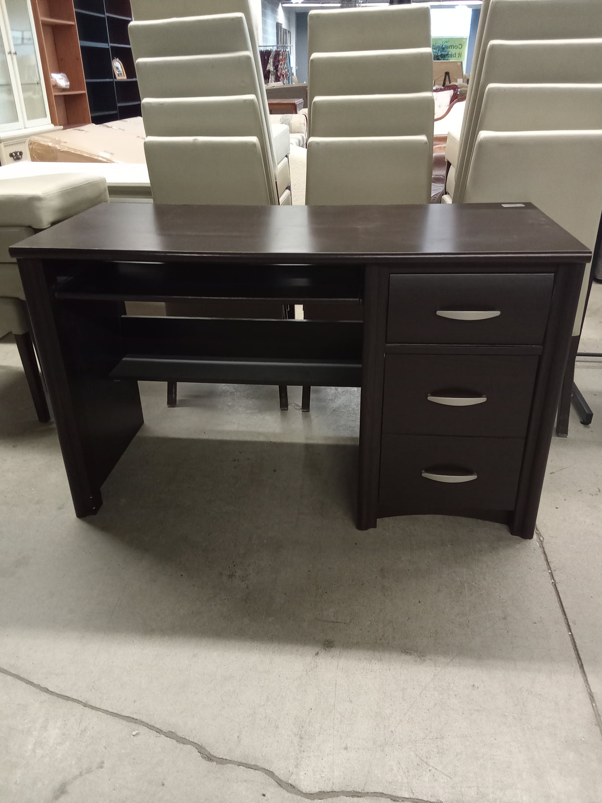 49.5"W Single Pedestal Desk