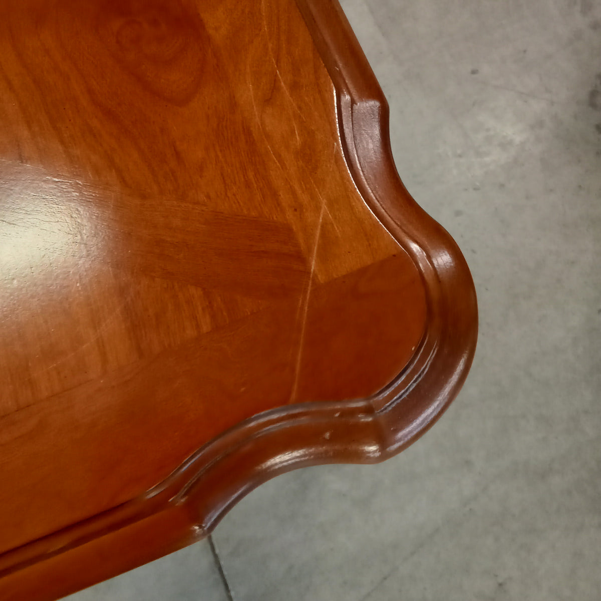 22"W Wood Side Table with Single Drawer