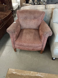 35"W Leopard Print Armchair