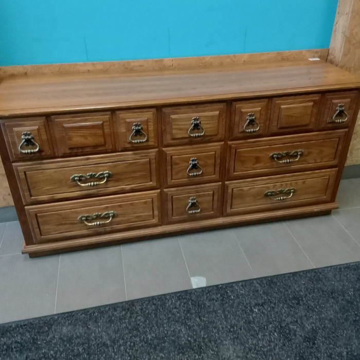 66"W 9-Drawer Dresser in Solid Wood
