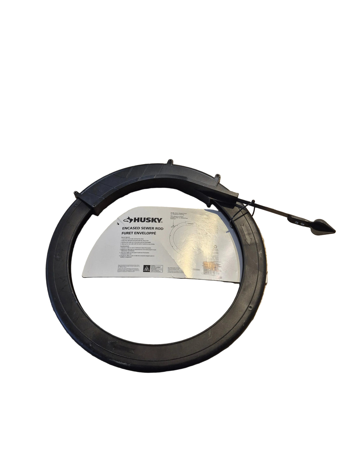 Encased Sewer Rod Drain Snake