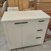 37"W Bathroom Vanity with Sink
