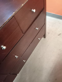 63.5"W Wooden 8-Drawer Dresser