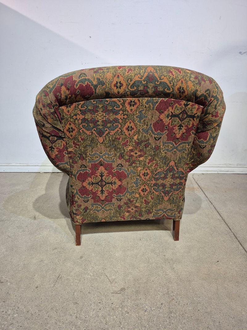Vintage Multi-Colour Roll Arm Chair