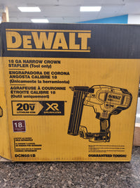 DEWALT 18 GA NARROW CROWN STAPLER (Tool Only)