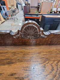 Tiger Oak 2-Door Bookcase