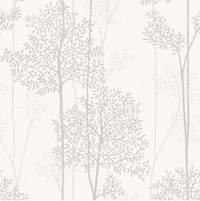 SUPERFRESCO Eternal Forest White/Mica/Beige Wallpaper