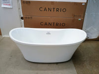 OVE Decor Riley 60" Freestanding Bathtub in White
