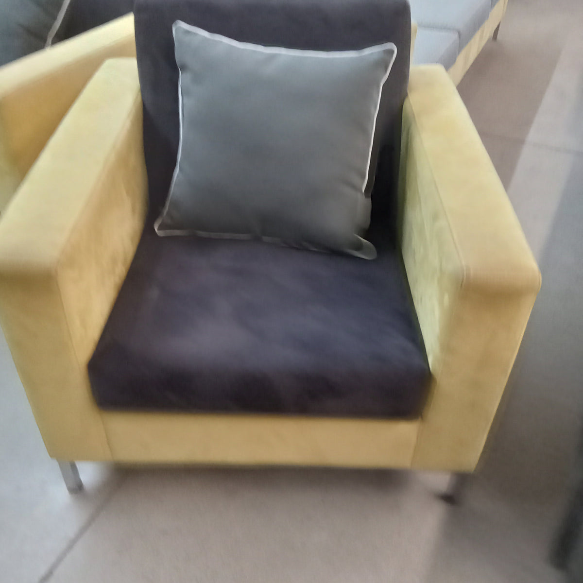 35"W Modern Style Armchair