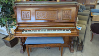 62.5"W Antique Piano