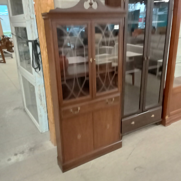 32"W Corner Display Cabinet