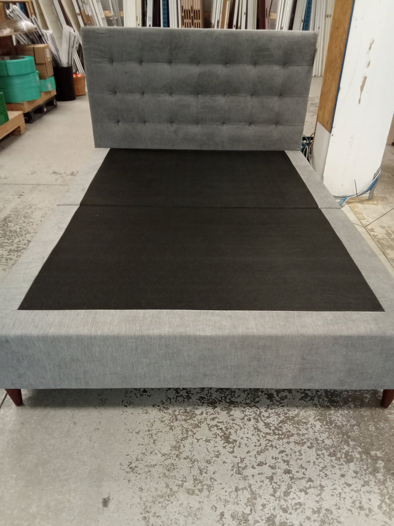 61"W Queen Bed Frame in Gray