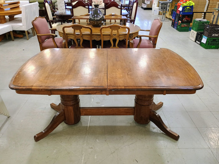 Solid Wood Dining Table with 5 Chairs