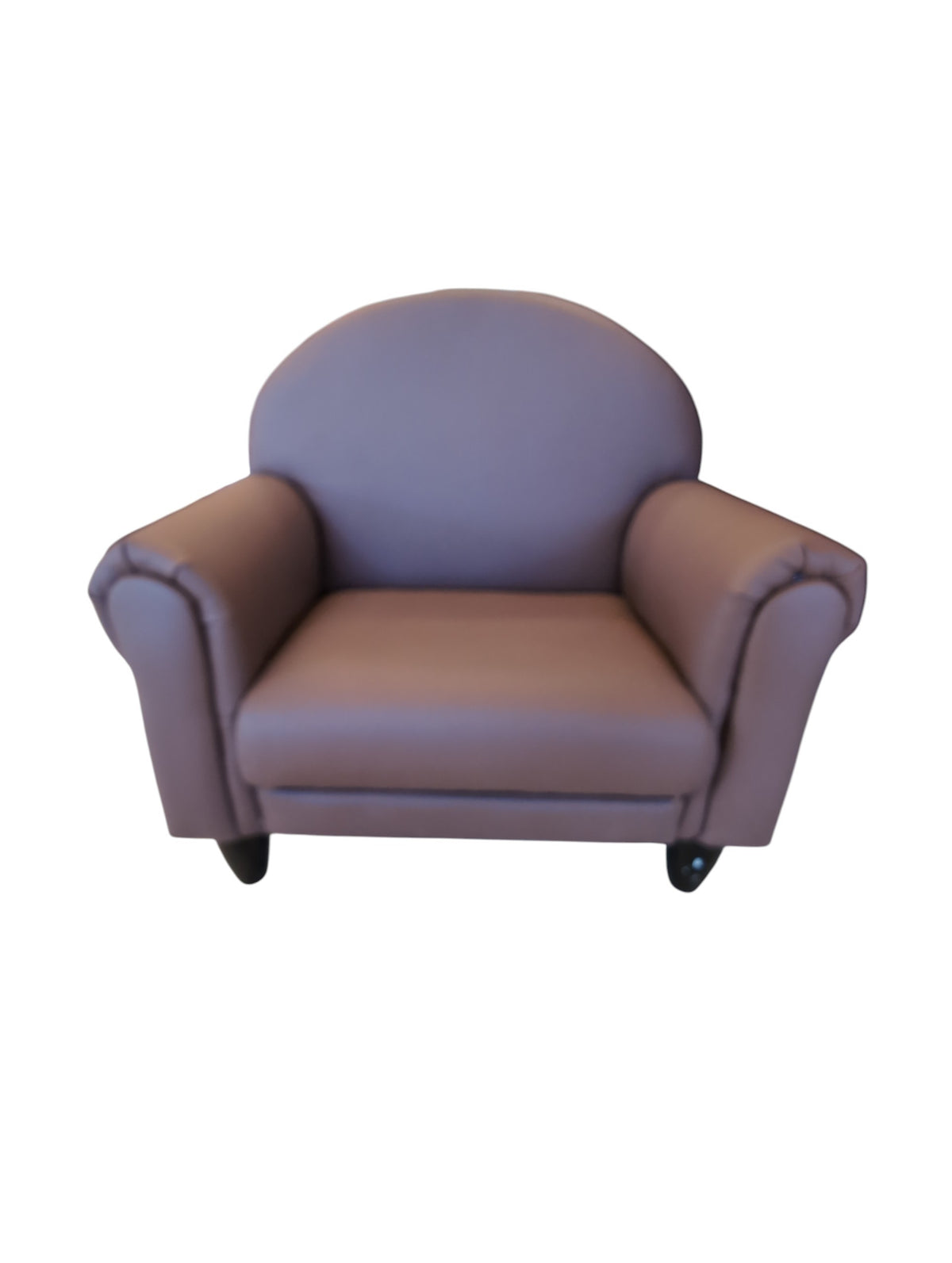 Children's Leather Armchair - Walnut