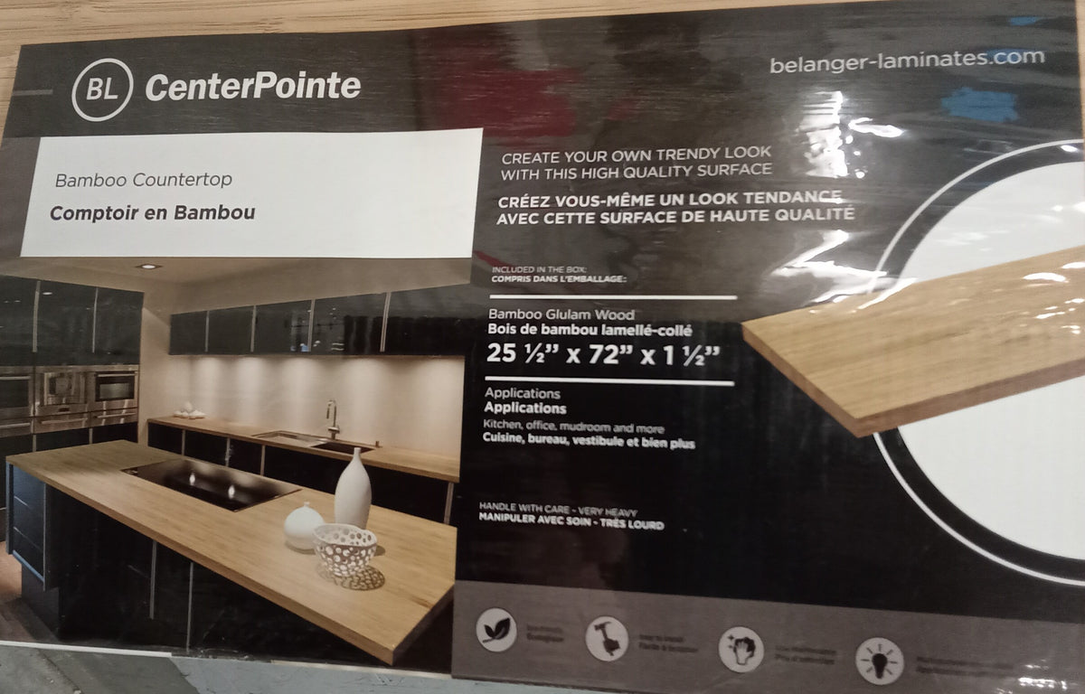 72" Bamboo CounterTop