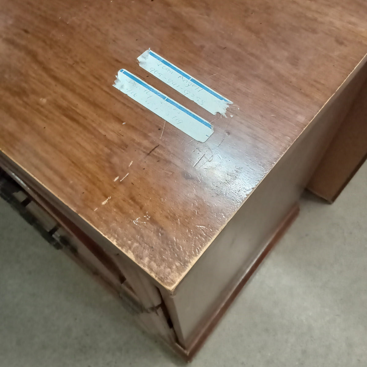 62"W 9-Drawer Wooden Dresser with Mirror