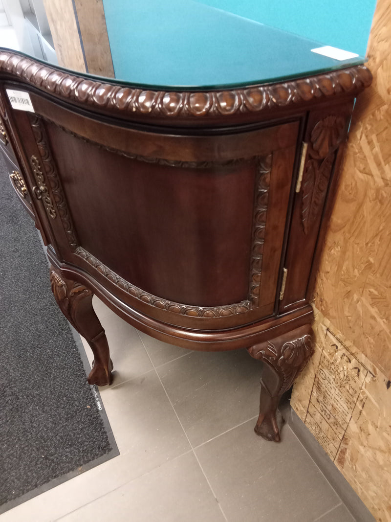 71"W Carved Sideboard in Solid Wood