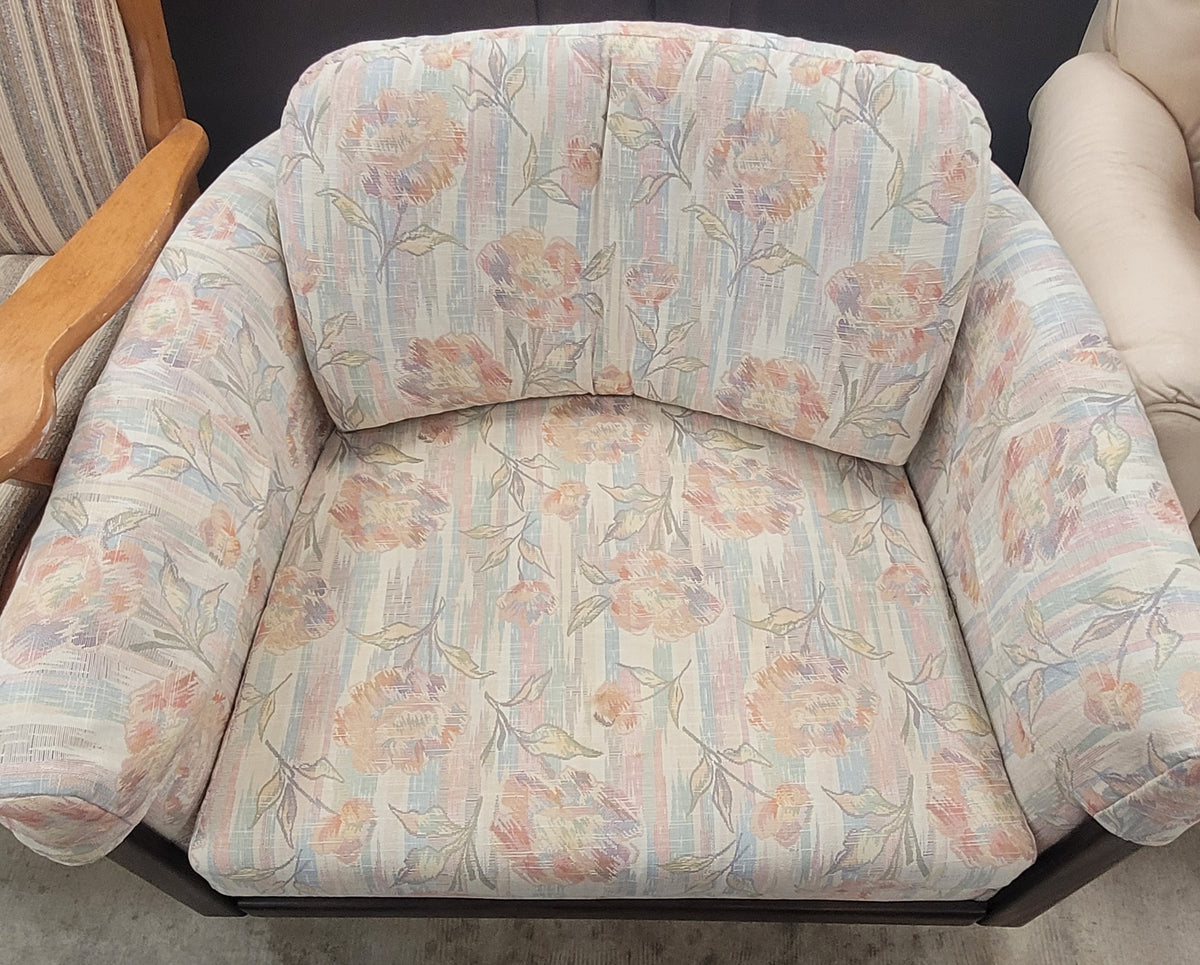 Pastel Floral Patterned Armchairs