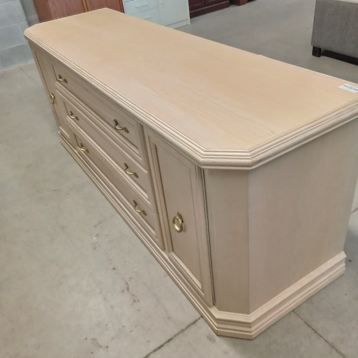 73"W 3-Drawer 2-Cupboard Dresser