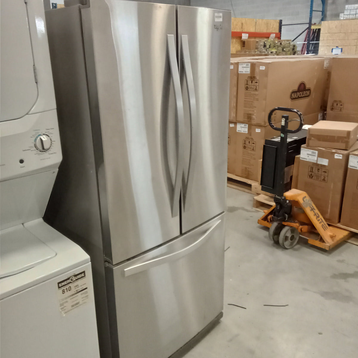 30"W Stainless Steel French Door Fridge