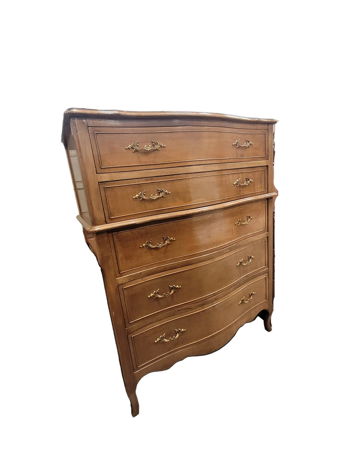 Tall French Provincial Chest Of Drawers