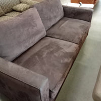 72"W 2 Seat Love Seat in Chocolate Brown