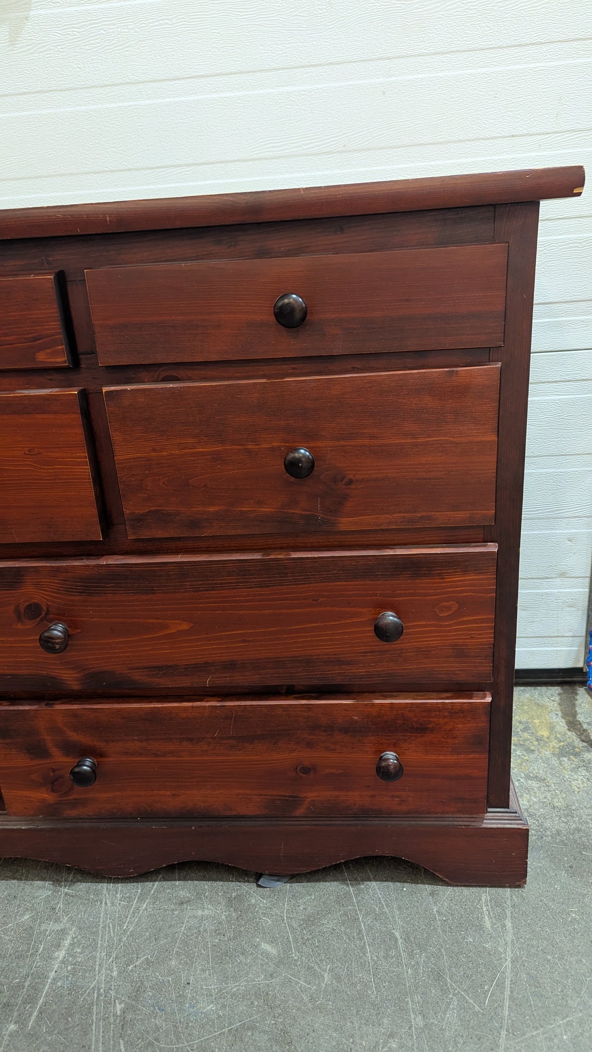 58"W Mahagony Dresser