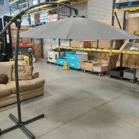 10Ft Cantilever Patio Umbrella in Gray