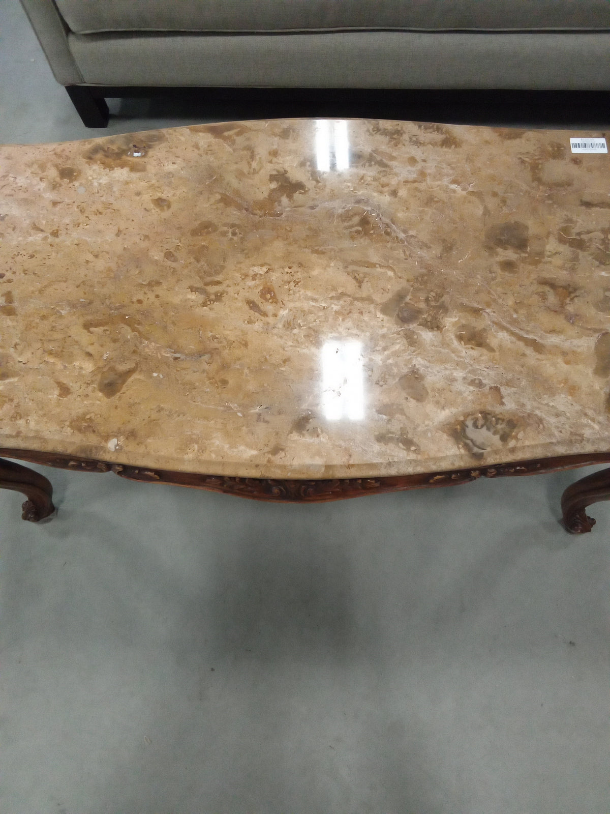 47"W Marble Coffee Table