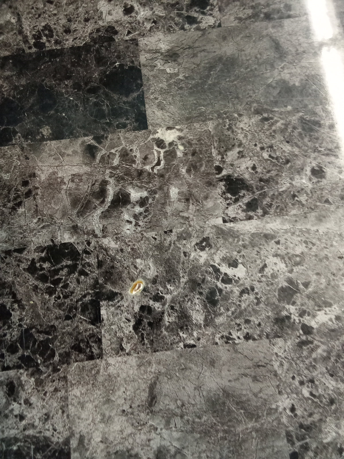 48"W Faux Marble Coffee Table