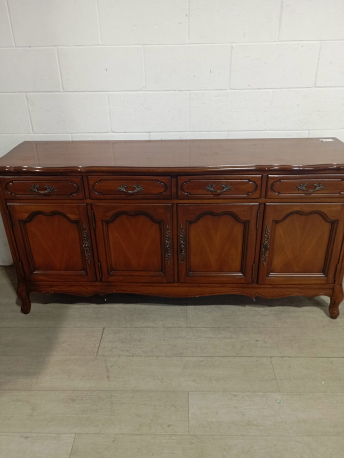 Carved Walnut Sideboard