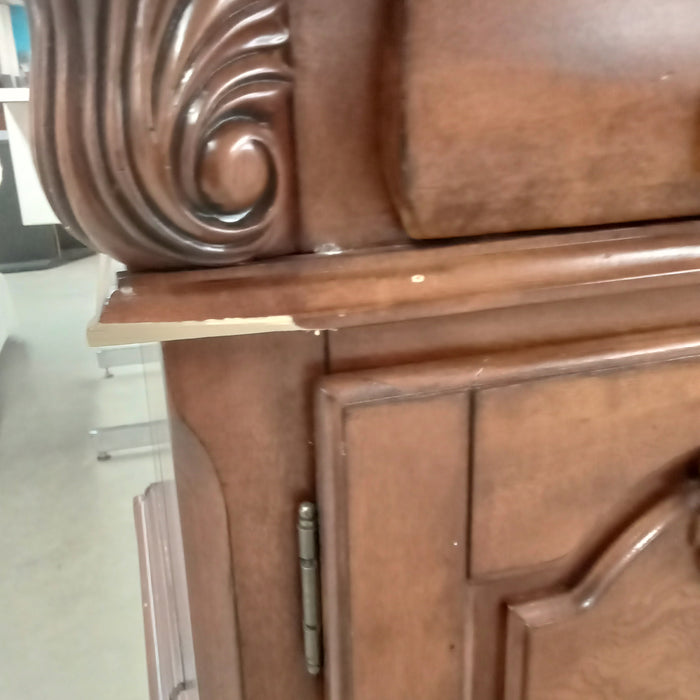36.5"W Solid Wood Night Stand with Three Drawers