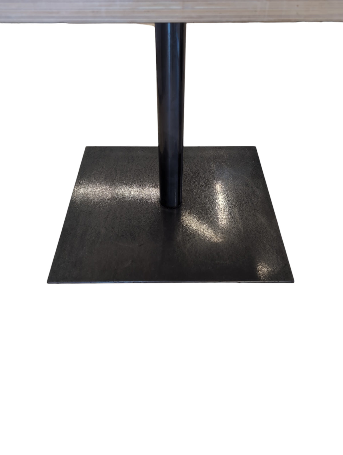 Table with Metal Pedestal Leg