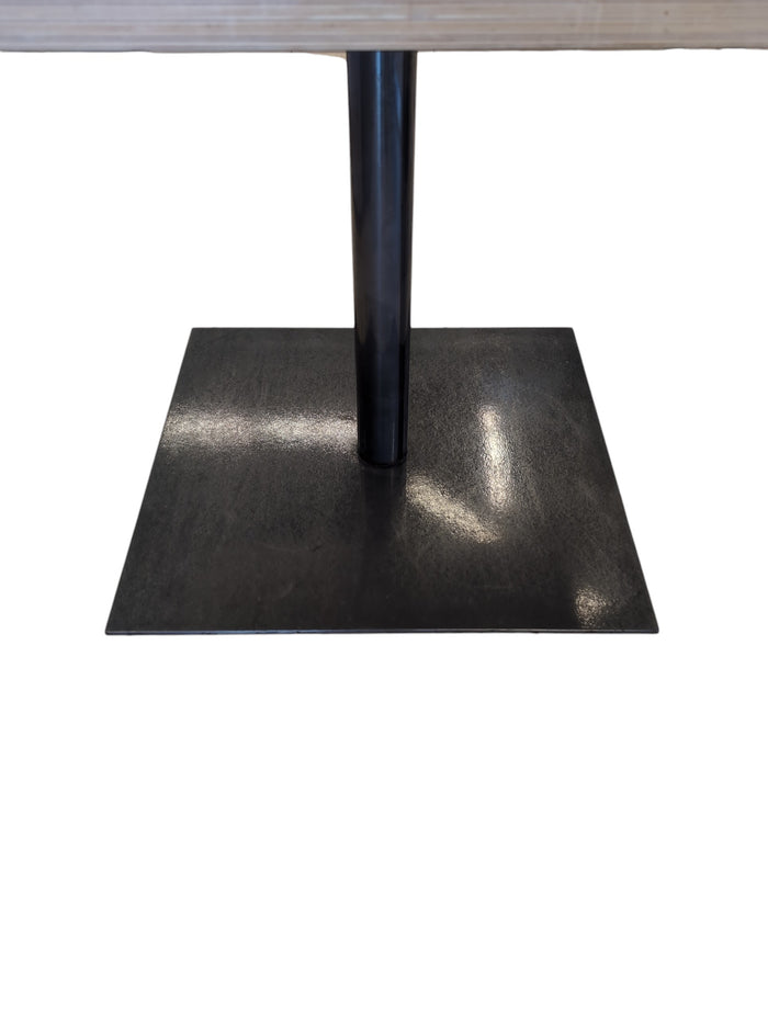 Table with Metal Pedestal Leg