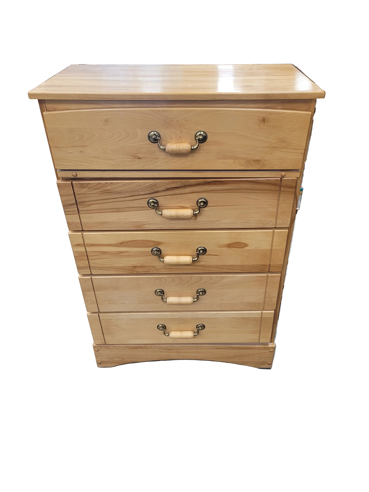 Light Oak Tallboy Dresser