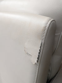 Cream Power Recliner Loveseat